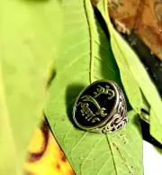 God Of Wealth Magic Become Rich Attract Money Handmade Pagan Silver Ring RARE
