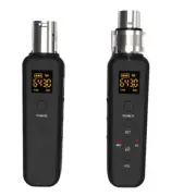 Uhf Wireless Microphone Converter Xlr Transmitter Receiver for Microphone9943