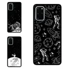 Hybrid Cover For Samsung A15 A16 S23 S24 S25 Ultra FE moon stars space astronaut