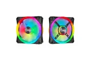 Corsair iCUE QL120 RGB 120mm PWM 1500 RPM Cooling Fan for Gaming PC Case Black