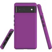 For Google Pixel 6 Case, Shielding Back Cover,Purple