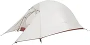BISINNA 1/2 Person Lightweight Backpacking Tent with Footprint - 3 Season Free Standing Dome Ultralight Portable Camping Hiking Waterproof Backpack Tents