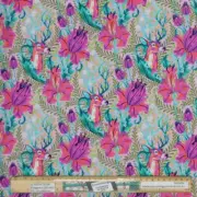 Patchwork Quilting Sewing Fabric Tula Pink Tiny Beasts Deer 2 50x55cm FQ