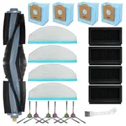 For CC Robot Vacuum Cleaner,Main Side Brush Hepa Filters Mop Pads Dust Bags Replacement Spare Parts