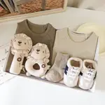 NOOMEI BABYGIFT 暖心小獅王5件組彌月禮盒 新生兒禮盒 滿月禮 生日禮盒 週歲禮盒 收涎禮盒 客製化禮盒