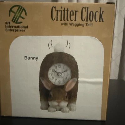 Critter Clock With Wagging Tail