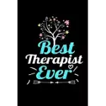 BEST THERAPIST EVER: BLANK LINED JOURNAL GIFT FOR THERAPIST