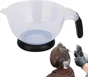 Hair Color Mixing Bowls,Multi-Functional Hair Color Bowl with Large Capacity - Stable Suction Cup Base Complete Hair Dye Kit Lightweight Color Mixing Bowls