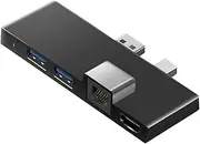 Voniecop for Surface Pro 4 5 6 Docking Station Hub with 4K -Compatible TF Card Reader Gigabit Ethernet 2 USB 3.1 Port B