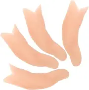 BESPORTBLE 4pcs Fake Finger Sleeves Magician Prop Realistic Simulation Comfortable Secure Fit for Stage Performance and Prank Tricks