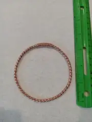 Tensor Ring Bengal, Single Twist 10ga. Copper With Accented 20ga Tensor Ring.