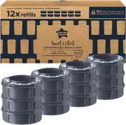 Pack of 12 Twist and Click Advanced Nappy Bin Refill Cassettes Sustainably