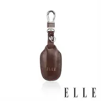 在飛比找ETMall東森購物網優惠-【ELLE HOMME】ELLE品牌皮革鑰匙圈 (咖啡色)