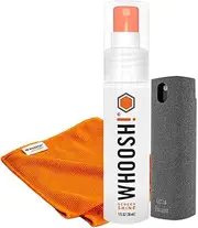Whoosh! Screen Cleaner with Microfibre Cloth & 2 -in-1 portable, pocket size spray cleaner - the on the go LCD Screen Cleaner - Glasses Cleaner, Phone Screen Wipes - PC Cleaning Kit - Computer Cleaner