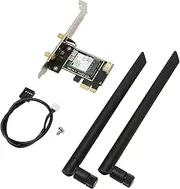 Denash Network Card, PCB 5.2 5374Mbps Compatible Multiple Interfaces PCIE Card for Gaming, Denashaycut8b3zq