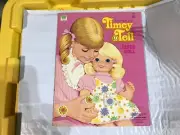 Vintage 1971 Mattel Timey Tell Paper Doll booklet by Whitman uncut, NOS