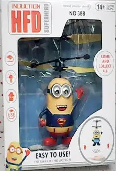 哈哈玩具屋~神偷奶爸 小小兵 鋼鐵人 美國隊長 超人 飛行 漂浮 電動 玩具