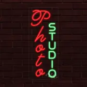 NEW "PHOTO STUDIO" VERTICAL 30x12x1 INCH LED FLEX WINDOW/WALL INDOOR SIGN 31017