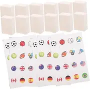 Gogogmee Mahjong Game Tiles Set 65 Pieces for Beach Picnic Outdoor Fun Game Blocks Plastic Educational Toy