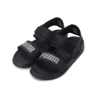 在飛比找ETMall東森購物網優惠-PUMA SOFTRIDE SANDAL 運動涼鞋 黑灰 3