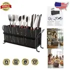 Rustic Black Gold Marble Silverware Caddy - Elegant Storage for Every Occasion