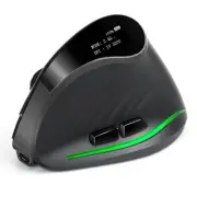 Wireless Ergonomic Mouse with OLED Screen, Rechargeable Silent Vertical Mouse...