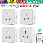 Matter Zigbee Smart Socket AU Plug Adapter Tuya Control For Alexa Google Home