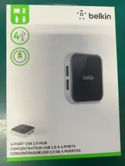 BELKIN 4 PORT 4-PORT POWERED USB 2.0 HUB FOR MAC OR WINDOWS