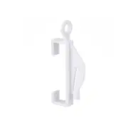 50 PCS Curtain Pulley Hook Bean Sprout Shape Rail Track Rod Slides for Curatin