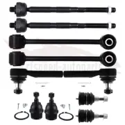 10x Front Tie Rod Ends Ball Joint For Jeep Grand Cherokee Laredo Commander 06-10 (for: Jeep)