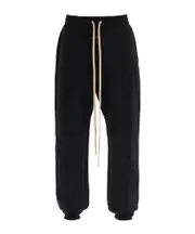 Fear of God Logo Detailed Drawstring Pants XL black