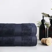 Bedding King 100% Pure Organic Cotton Bath Sheet - Charcoal