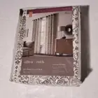 allen + roth 84"x54" Shore Abstract Light filtering Grommet Single curtain panel