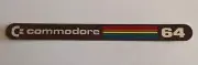 Commodore C-64 Badge Label Nameplate Logo - Classic