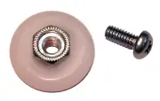 Barton Kramer 35C Nylon Shower Door Wheel 1/4 W x 7/16 Dia. in. with Screw