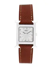 Herms Women's H-Watch Watch, Circa 2000's (Authentic Pre-Loved)