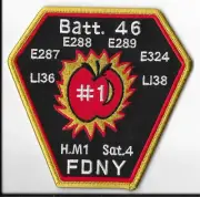 New York Fire Department (FDNY) Battalion 46 Patch
