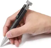 EDC Writing PenStainless Steel Carbon Fiber Ballpoint Pen with Fidget Spinner