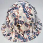New Full Brim Hard Hat Custom Hydro Dipped Trump. Keep on Trumpin