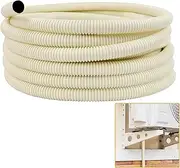 LBG Products 15m/50Ft Air Conditioner Drain Hose for Ductless Mini Split AC Heat Pump Systems, UV Resistant and Flexible Air Conditioner Water Drain Line