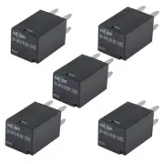 5PCS Elextric Relay #710001778 For Can-Am Commander 800 1000 4X4 2011-2017 Black