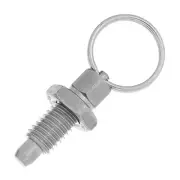 Retractable Indexing Spring Plunger M8 x 5mm Stainless Steel Loaded Pin Bolt