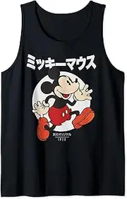 [Disney] Mickey And Friends Mickey Mouse Kanji Portrait Tank Top