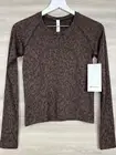 Lululemon Swiftly Tech LS 2.0 Race Size 6 Particolour French Press Topaz 52179