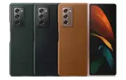 Original Samsung Galaxy Z Fold2 Leather Cover Calf Soft Luxury Slim EF-VF916