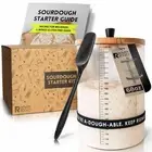 Sourdough Starter Kit with 68oz Jar for Large Batches of Regular and Gluten F...