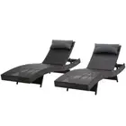 Gardeon Outdoor Sun Lounge Setting Wicker Lounger Day Bed Rattan Patio Furniture