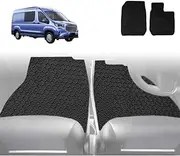Outback GT 6D Diamond Custom-Fit Car Floor Mats, Compatible with LDV Deliver 9 Van 2019-Current | Heavy Duty | Anti-Slip | All Weather Protection | Car Accessories