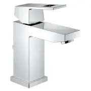 Grohe 23 129 A Eurocube 1.2 GPM 1 Hole Bathroom Faucet - Chrome