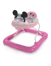 [Bright Starts] Disney Minnie Mouse Foldable Baby Walker with Music & Play Toys in Pink